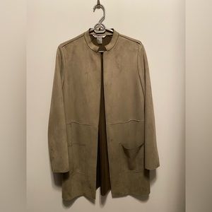 Faux Suede Jacket/blazer